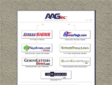 Tablet Screenshot of aaginc.us